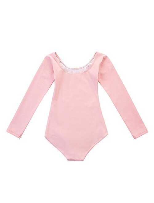 Stelle Girls Long Sleeve Team Basic Leotard Ballet Dance Gymnastics