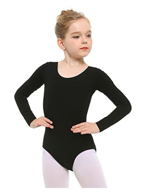 Stelle Girls Long Sleeve Team Basic Leotard Ballet Dance Gymnastics