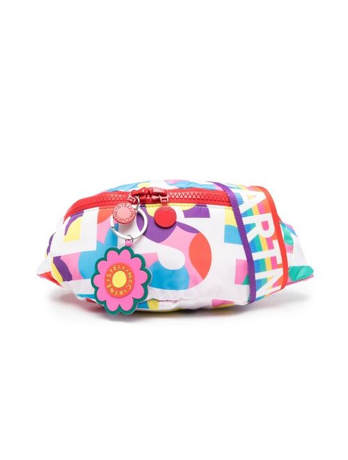 Stella McCartney Kids flower-charm rainbow belt bag