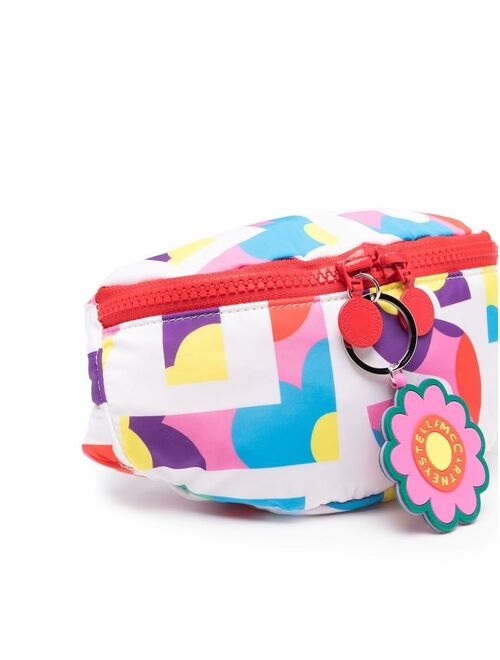 Stella McCartney Kids flower-charm rainbow belt bag