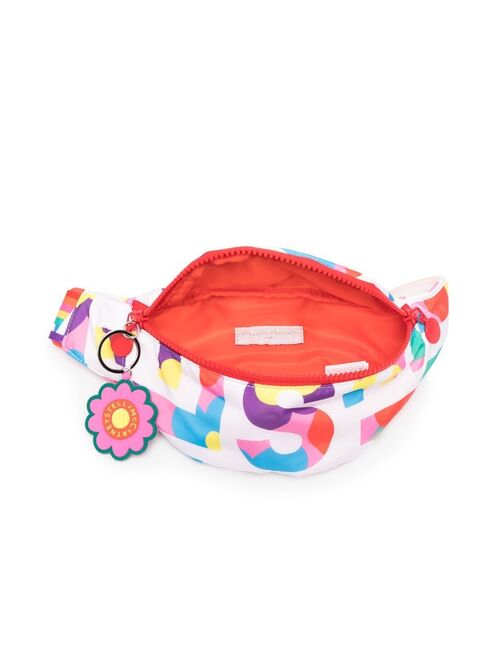 Stella McCartney Kids flower-charm rainbow belt bag