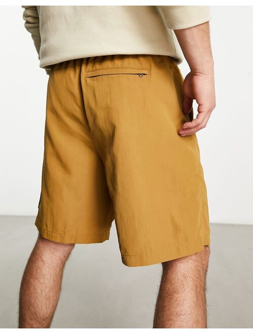 The North Face nylon utility shorts in brown