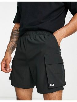 ASOS 4505 training shorts with utility pockets