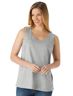 Women's Plus Size Perfect Scoop-Neck Tank Top