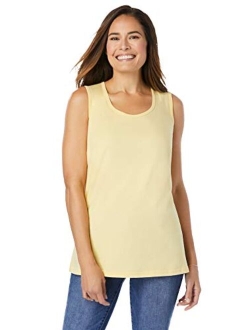 Women's Plus Size Perfect Scoop-Neck Tank Top