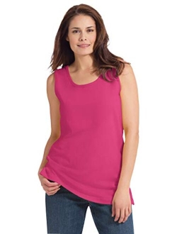 Women's Plus Size Perfect Scoop-Neck Tank Top