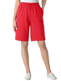 Women's Plus Size Sport Knit Short