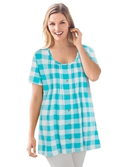 Women's Plus Size A-Line Knit Tunic