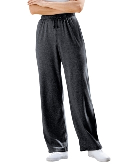 Women's Plus Size Sport Knit Straight Leg Pant