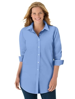 Women's Plus Size Perfect Long Sleeve Shirt