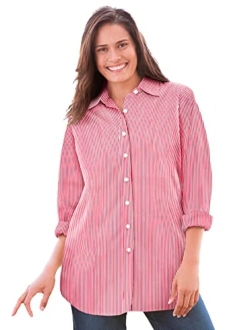 Women's Plus Size Perfect Long Sleeve Shirt