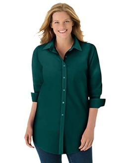 Women's Plus Size Perfect Long Sleeve Shirt