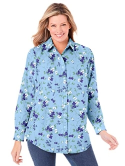 Women's Plus Size Perfect Long Sleeve Shirt