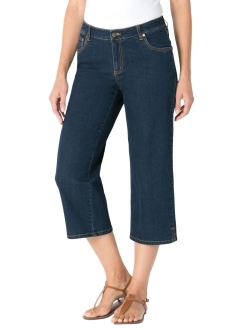 Women's Plus Size Capri Stretch Jean