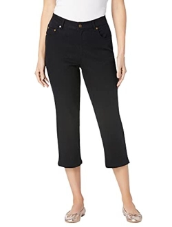 Women's Plus Size Capri Stretch Jean