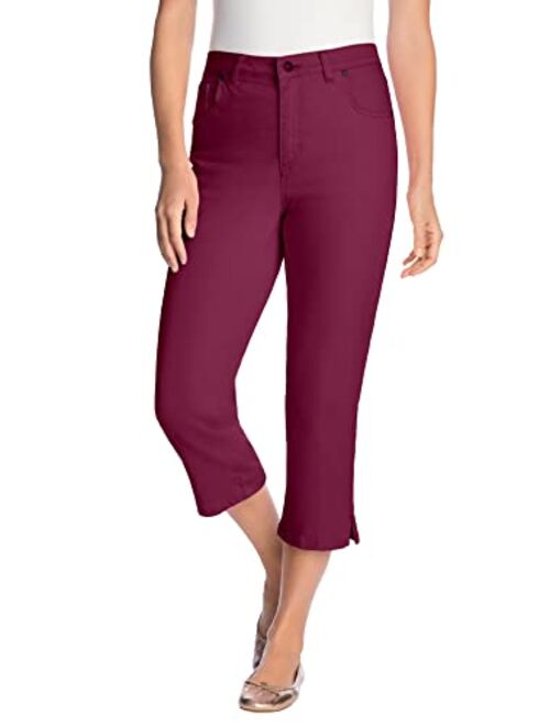 Woman Within Women's Plus Size Capri Stretch Jean