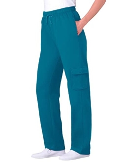 Women's Plus Size Petite Better Fleece Cargo Sweatpant Pant