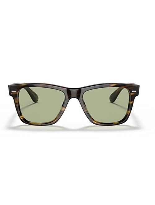 Oliver Peoples 0OV5393SF Oliver Sun-F 100352 Cocobolo/Green Wash Men's Sunglasses