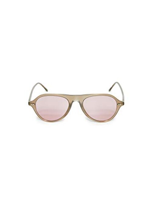 Oliver Peoples Eyewear Men's Emet Sunglasses, Dusty Olive/Pink Wash Gradient, One Size