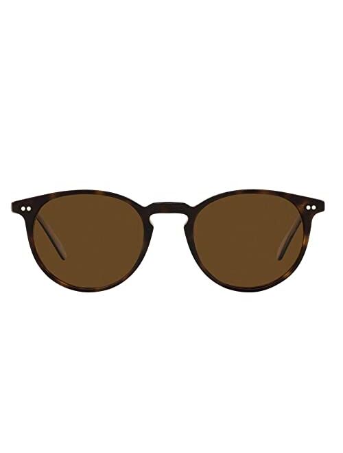 Oliver Peoples 0OV5004SU Riley sun 166657 Horn/True Brown Polarized Unisex Sunglasses