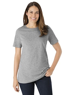 Women's Plus Size Perfect Short-Sleeve Crewneck Tee Shirt