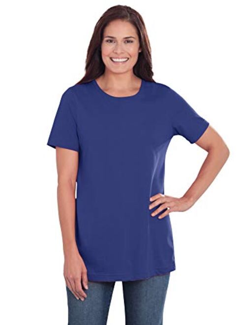 Woman Within Women's Plus Size Perfect Short-Sleeve Crewneck Tee Shirt