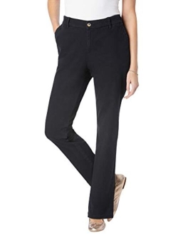 Women's Plus Size Freedom Waist Straight Leg Chino