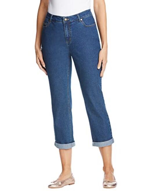 Woman Within Women's Plus Size Girlfriend Stretch Jean