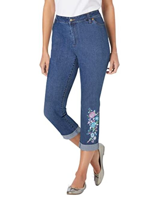 Woman Within Women's Plus Size Girlfriend Stretch Jean