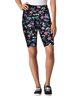 Women's Plus Size Stretch Cotton Bike Short