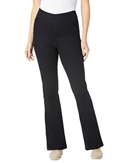 Women's Plus Size Flex-Fit Pull-On Bootcut Jean