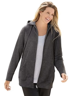 Women's Plus Size Better Fleece Zip-Front Hoodie