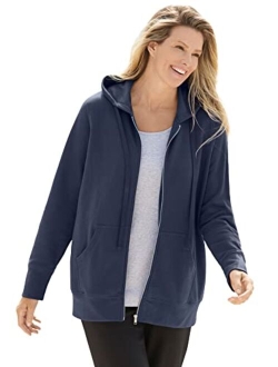 Women's Plus Size Better Fleece Zip-Front Hoodie