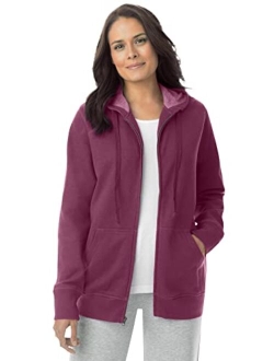 Women's Plus Size Better Fleece Zip-Front Hoodie