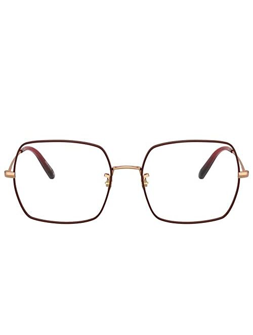 Oliver Peoples 0OV1279 Justyna 5037 Rose Gold/Burgundy Women's Eyeglasses