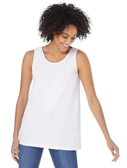 Women's Plus Size Scoop Neck Tank Top