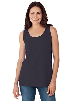 Women's Plus Size Scoop Neck Tank Top