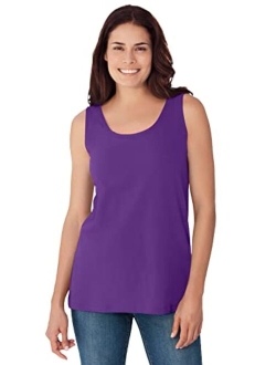 Women's Plus Size Scoop Neck Tank Top