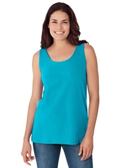 Women's Plus Size Scoop Neck Tank Top