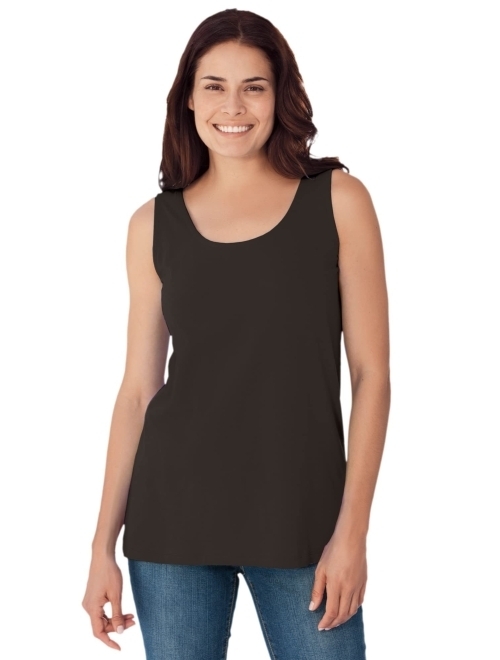 Woman Within Women's Plus Size Scoop Neck Tank Top