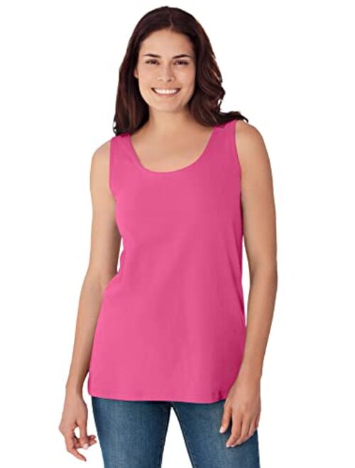 Woman Within Women's Plus Size Scoop Neck Tank Top