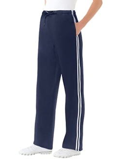 Women's Plus Size Better Fleece Side Stripe Sweatpant