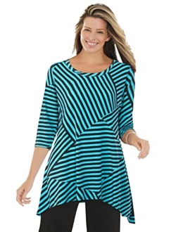 Women's Plus Size The Sharkbite Tunic