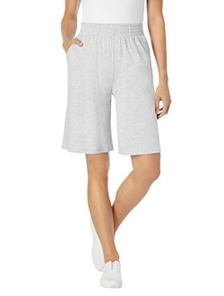 Women's Plus Size Jersey Knit Short