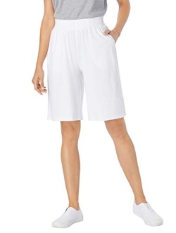 Women's Plus Size Jersey Knit Short