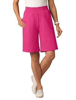 Women's Plus Size Jersey Knit Short