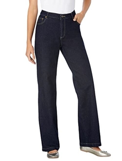 Women's Plus Size Wide Leg Stretch Jean