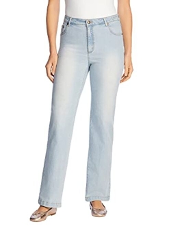 Women's Plus Size Wide Leg Stretch Jean