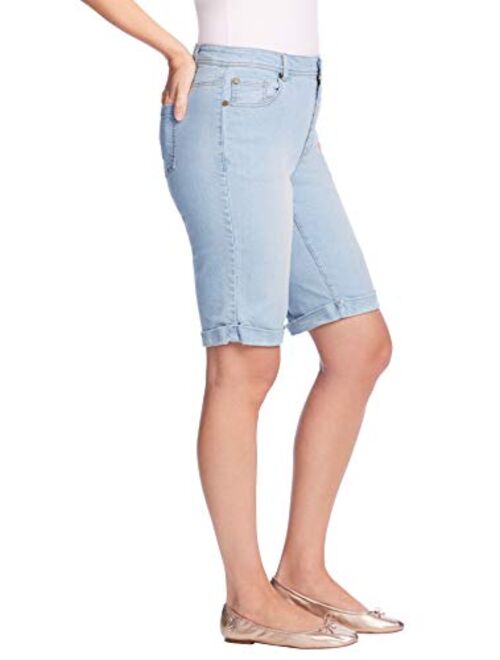 Woman Within Women's Plus Size Stretch Jean Bermuda Short