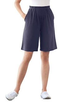 Women's Plus Size 7-Day Knit Short